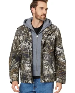 Activewear|Levi's® Two-Pocket Hoodie with Zip Out Jersey Bib/Hood and Sherpa Lining Real Tree