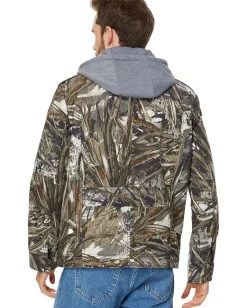 Activewear|Levi's® Two-Pocket Hoodie with Zip Out Jersey Bib/Hood and Sherpa Lining Real Tree