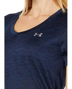 Activewear|Shirts & Tops|Under Armour UA Tech™ Twist V-Neck Midnight Navy/Cadet/Metallic Silver