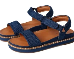 Sandals|Sandals|Lucky Brand Ullaniah Platform Ankle Strap Sandals Dark Chambray