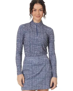 adidas Golf Shirts & Tops|Shirts & Tops<Ultimate365 Printed 1/4 Zip Mock Tee Preloved Ink