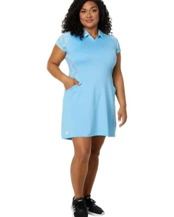 adidas Golf Dresses|Dresses<Ultimate365 Short Sleeve Golf Dress Semi Blast Blue