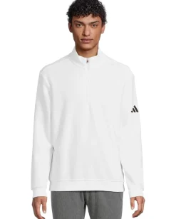 Activewear|adidas Golf Ultimate365 Terry Cloth 1/4 Zip Golf Pullover White