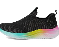 Shoes|SKECHERS KIDS Ultra Flex 3.0 Stretch Knit (Little Kid/Big Kid) Black/Multi