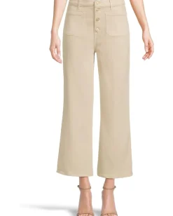 7 For All Mankind Ultra High Rise Cropped Jo Creme Discount