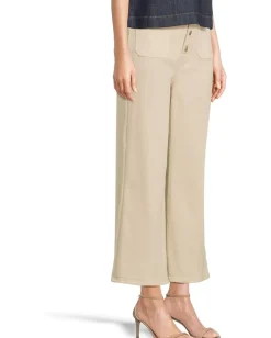 7 For All Mankind Ultra High Rise Cropped Jo Creme Discount