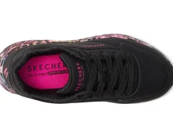SKECHERS KIDS Uno Gen1 - Viva Leopard 310308L (Little Kid/Big Kid) Black/Multi Outlet