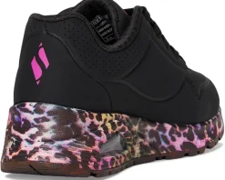 SKECHERS KIDS Uno Gen1 - Viva Leopard 310308L (Little Kid/Big Kid) Black/Multi Outlet