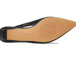 Vince Camuto Flats<Valther Kitten Heel Slingback Flat Mule Black