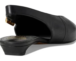 Vince Camuto Flats<Valther Kitten Heel Slingback Flat Mule Black