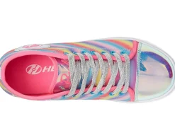 Heelys Veloz Barbie (Little Kid/Big Kid/Adult) Pink/Cyan/Silver