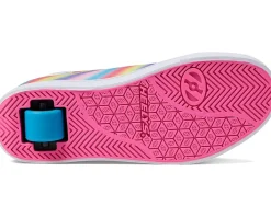 Heelys Veloz Barbie (Little Kid/Big Kid/Adult) Pink/Cyan/Silver