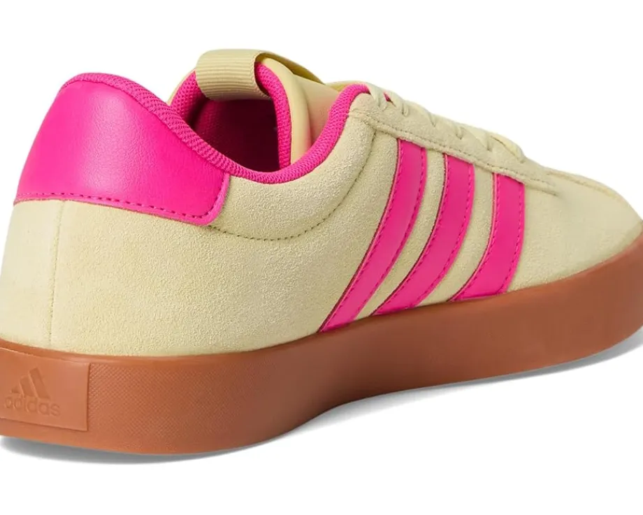adidas Sneakers|Sneakers<VL Court 3.0 Powder Yellow/Shock Pink/Gold Metallic