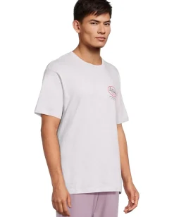 Billabong Walled Regular Short Sleeve Light Grey Heather Outlet