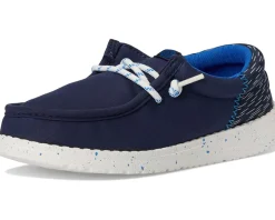 Hey Dude Kids Shoes<Wally Funk Jersey Jacquard (Little Kid/Big Kid) Peacoat Blue/Multi