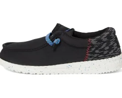 Hey Dude Kids Shoes<Wally Funk Jersey Jacquard (Little Kid/Big Kid) Black/Multi