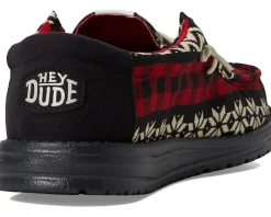 Sneakers|Sneakers|Hey Dude Wally Holiday Cheers Black/Multi