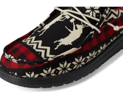Sneakers|Sneakers|Hey Dude Wally Holiday Cheers Black/Multi