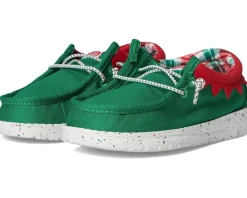 Hey Dude Kids Shoes<Wally Holiday ELF (Toddler) Green/Red