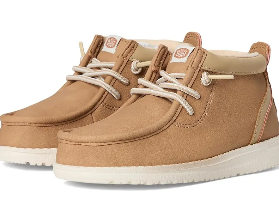 Hey Dude Kids Shoes<Wally Mid Classic (Little Kid/Big Kid) Tan