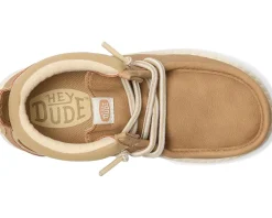 Hey Dude Kids Shoes<Wally Mid Classic (Little Kid/Big Kid) Tan