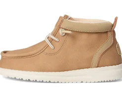 Hey Dude Kids Shoes<Wally Mid Classic (Little Kid/Big Kid) Tan