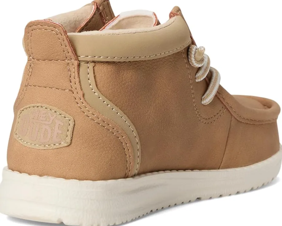 Hey Dude Kids Shoes<Wally Mid Classic (Little Kid/Big Kid) Tan