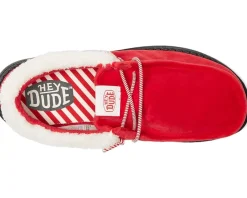 Hey Dude Kids Wally Santa Claus (Little Kid/Big Kid) Red Outlet