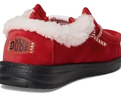 Hey Dude Kids Wally Santa Claus (Toddler) Red Best