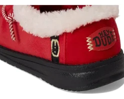 Hey Dude Kids Wally Santa Claus (Toddler) Red Best