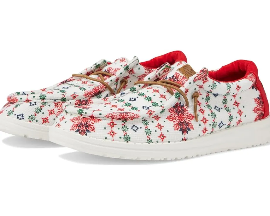 Hey Dude Kids Shoes<Wally Ugly Sweater (Little Kid/Big Kid) Cream