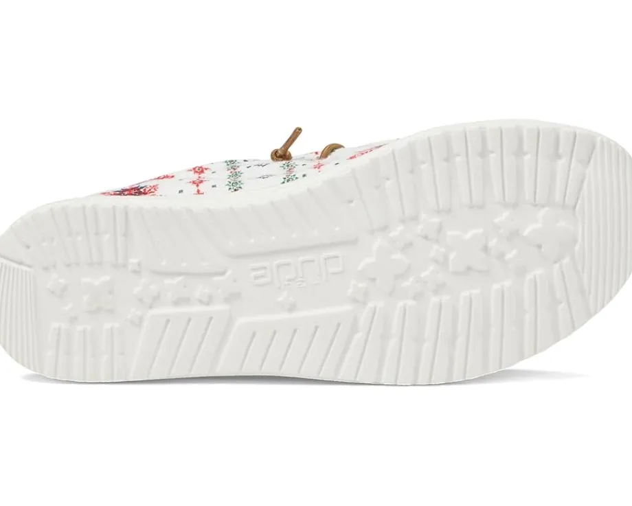 Hey Dude Kids Shoes<Wally Ugly Sweater (Little Kid/Big Kid) Cream