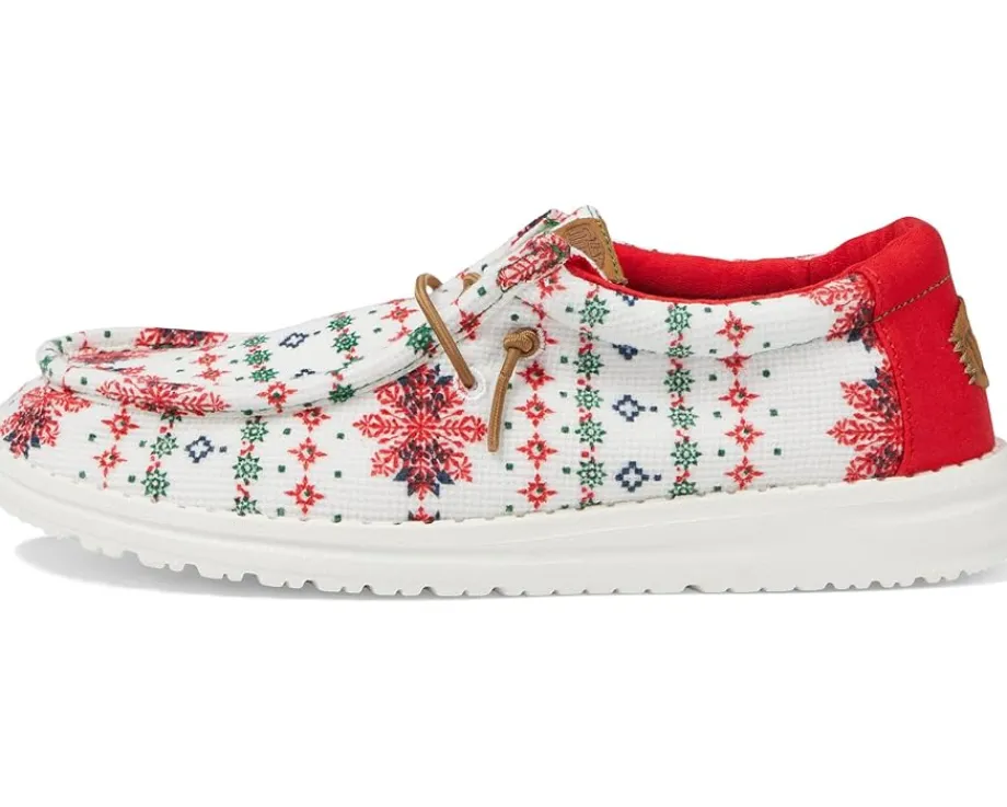 Hey Dude Kids Shoes<Wally Ugly Sweater (Little Kid/Big Kid) Cream