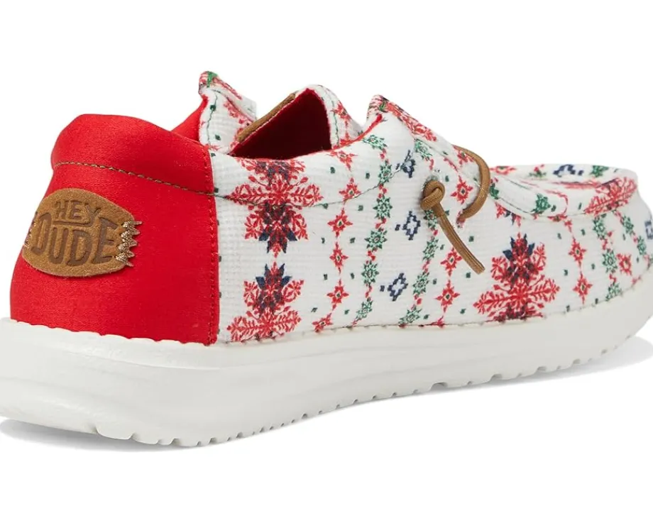 Hey Dude Kids Shoes<Wally Ugly Sweater (Little Kid/Big Kid) Cream