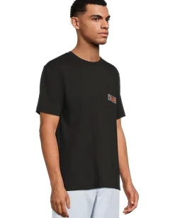 Volcom Activewear|T-Shirts<Warning Pocket Tee Black