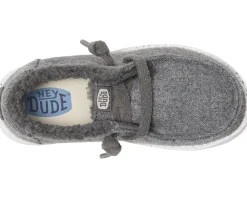 Hey Dude Kids Wendy Wool Cozy (Toddler) Charcoal Clearance