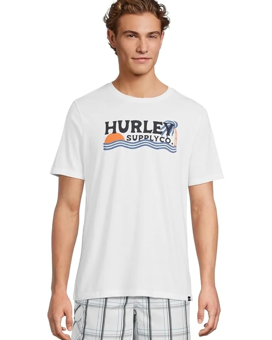 Activewear|T-Shirts|Hurley Wet Sand Short Sleeve White