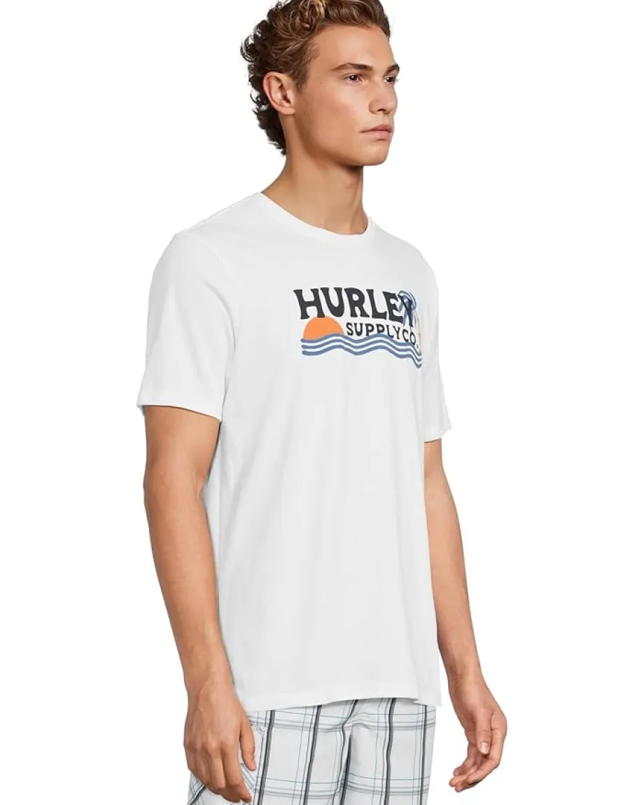 Activewear|T-Shirts|Hurley Wet Sand Short Sleeve White