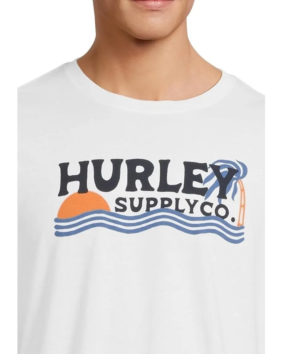 Activewear|T-Shirts|Hurley Wet Sand Short Sleeve White