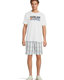 Activewear|T-Shirts|Hurley Wet Sand Short Sleeve White