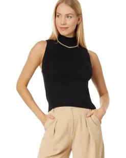 Women Madewell Wide Rib Mockneck Sweater Tank