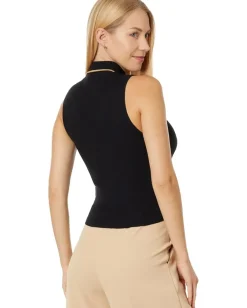 Women Madewell Wide Rib Mockneck Sweater Tank