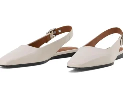 Vagabond Shoemakers Flats<Wioletta Leather Slingback Flat Off White