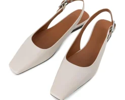 Vagabond Shoemakers Flats<Wioletta Leather Slingback Flat Off White