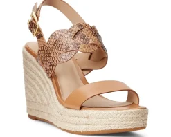 Heels|Sandals|Lauren Ralph Lauren Women's Hazell Leather Espadrille