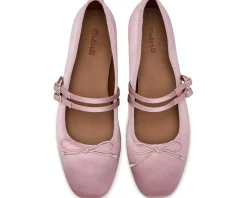 Women Madewell Women's Greta Bow Double Strap - Satin