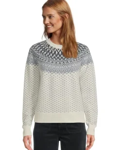 Women Vineyard Vines Wool Blend Fair Isle Crew Sweater