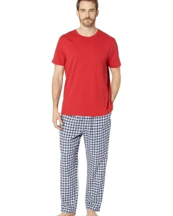 Nautica Activewear<Woven PJ Set Rescue Red