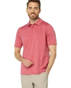 Activewear|Johnston & Murphy XC4 Solid Performance Polo Red
