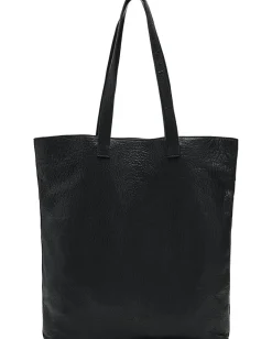 AllSaints Yuto Leather Tote Black Hot